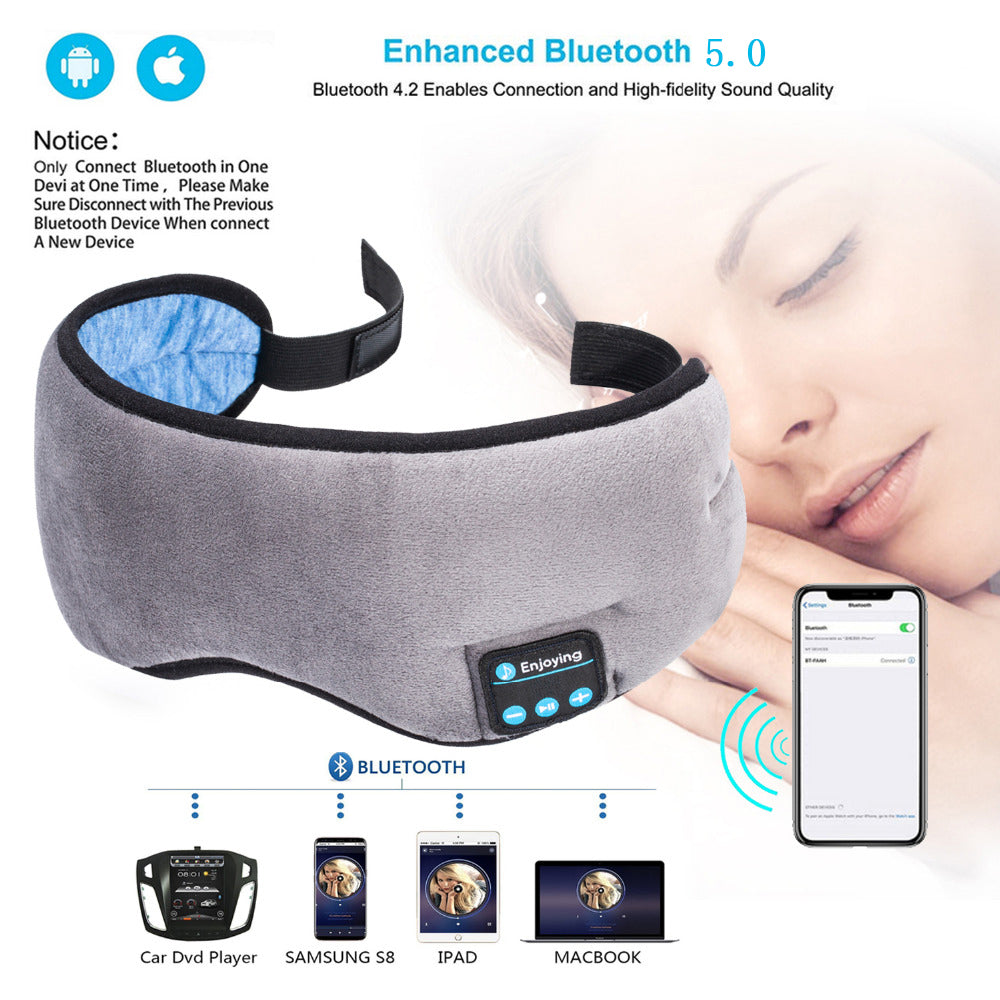 Wireless Stereo Bluetooth Earphone Sleep Mask E Electronics