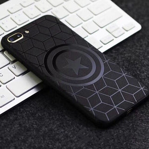Marvel Avengers Captain America Shield Superhero Case for iPhone 6s 7 8 Plus X 10 E Electronics