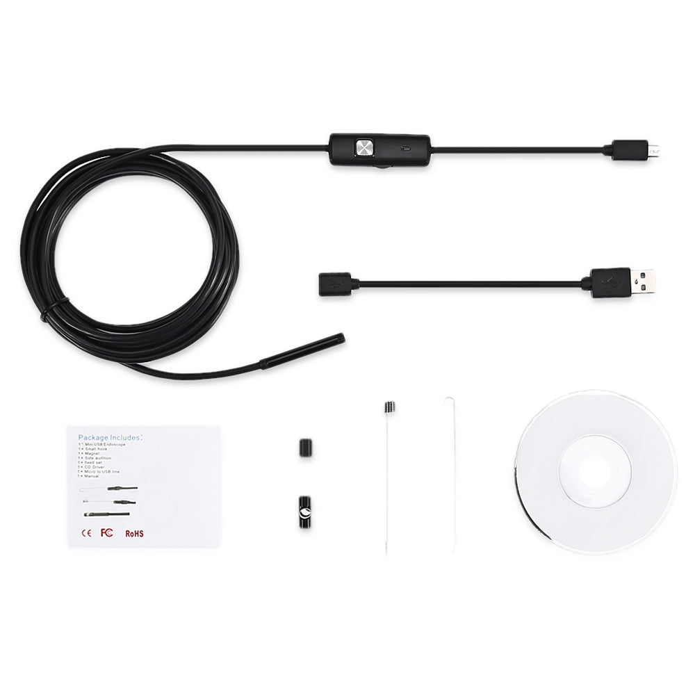 3.5m FS - AN02 Android Endoscope IP67 Waterproof with Inspection Snake Tube Camera E Electronics