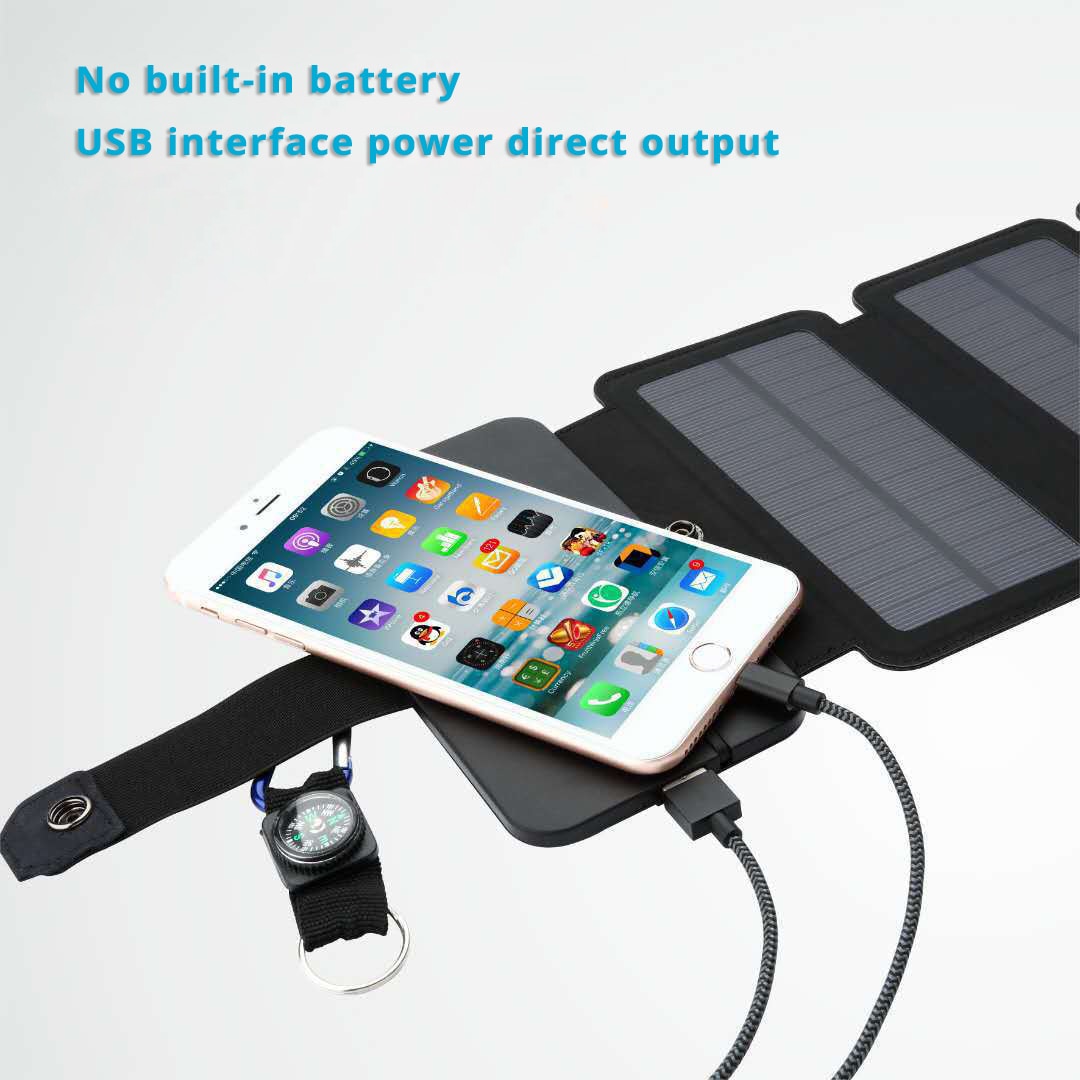Portable Solar Panel for Charging Outdoors E Electronics