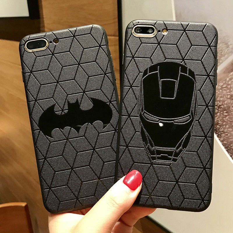 Marvel Avengers Captain America Shield Superhero Case for iPhone 6s 7 8 Plus X 10 E Electronics