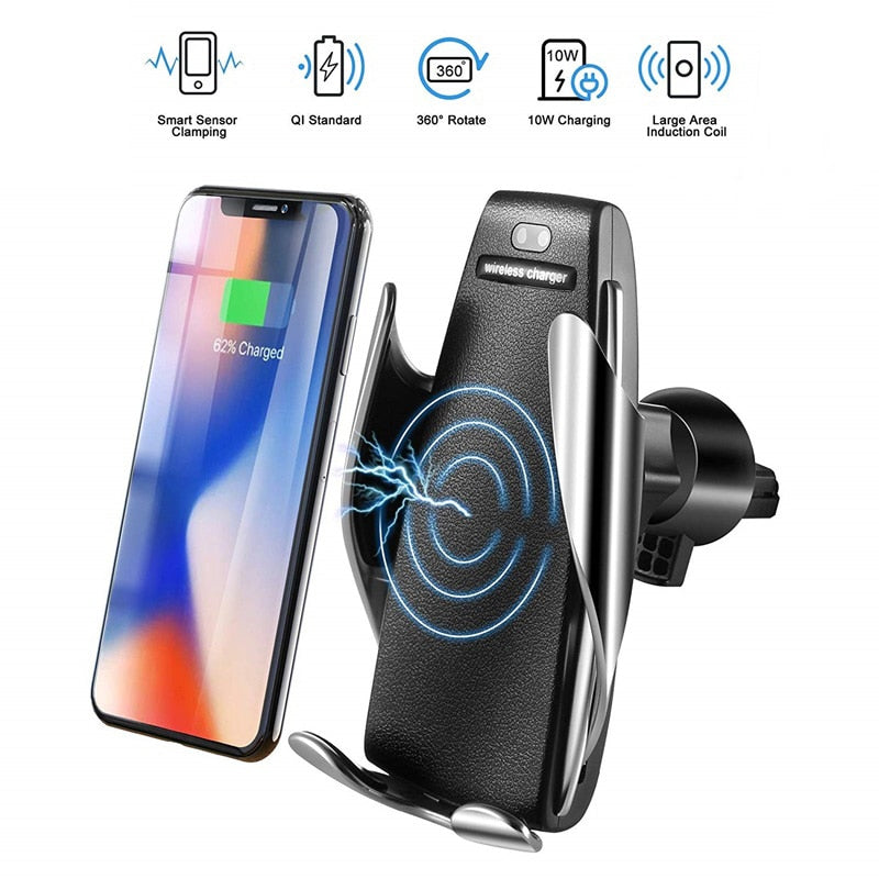 Automatic Clamping Wireless Car Charger E Electronics