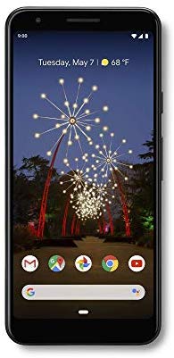 Google - Pixel 3a with 64GB Memory Cell Phone (Unlocked) - Just Black - G020G E Electronics