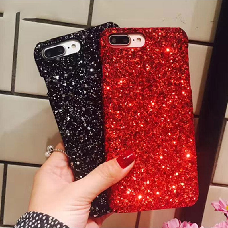 Sequins Case for iPhone X 8 7 6 XS MAX Color Back Cover E Electronics