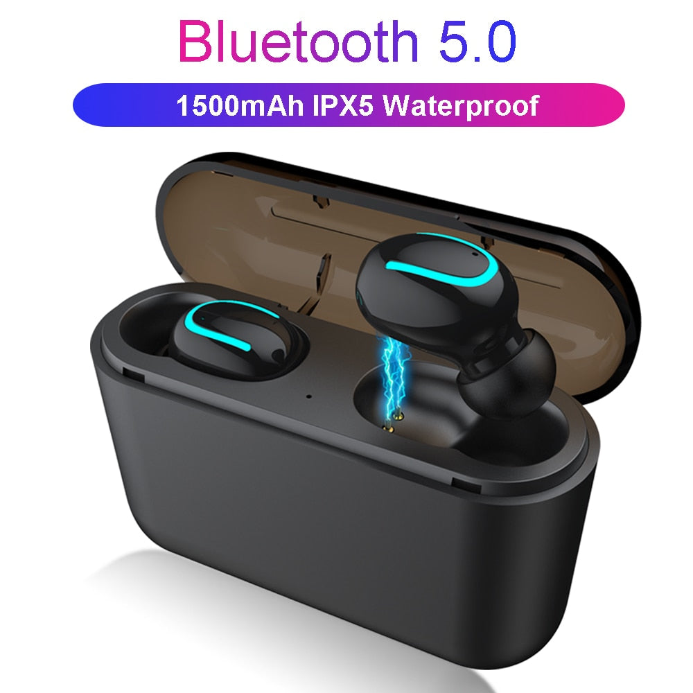 Bluetooth 5.0 Earphones TWS Wireless Headphones Blutooth Earphone Handsfree Headphone Sports Earbuds Gaming Headset E Electronics