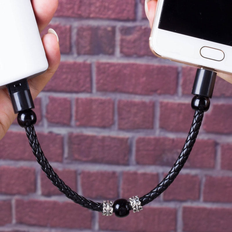Jewelry Beads Wrist Band USB Charging E Electronics