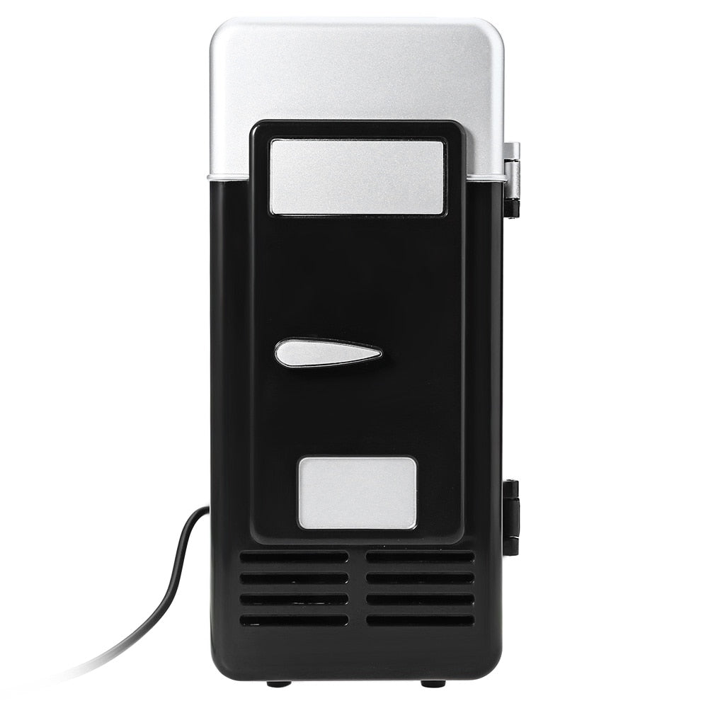 Mini Fridge USB Gadget Beverage Cans Cooler Warmer E Electronics