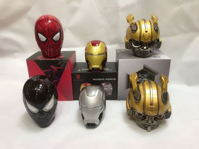 Transformers Bumblebee Helmet Wireless Bluetooth 5.0 Speaker With Fm Radio Support Usb Mp3 TF for Kids E Electronics