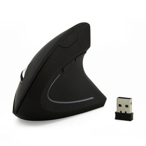 Wireless Mouse Ergonomic Optical 2.4G 800/1200/1600DPI Colorful Light Wrist Healing Vertical Mouse E Electronics