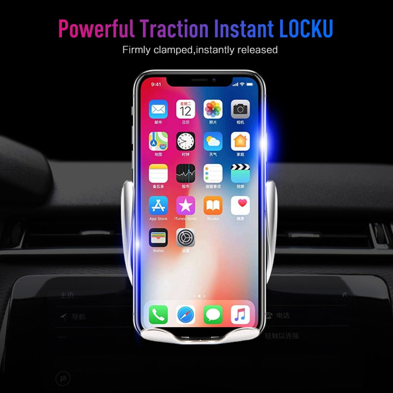 Automatic Clamping Wireless Car Charger E Electronics