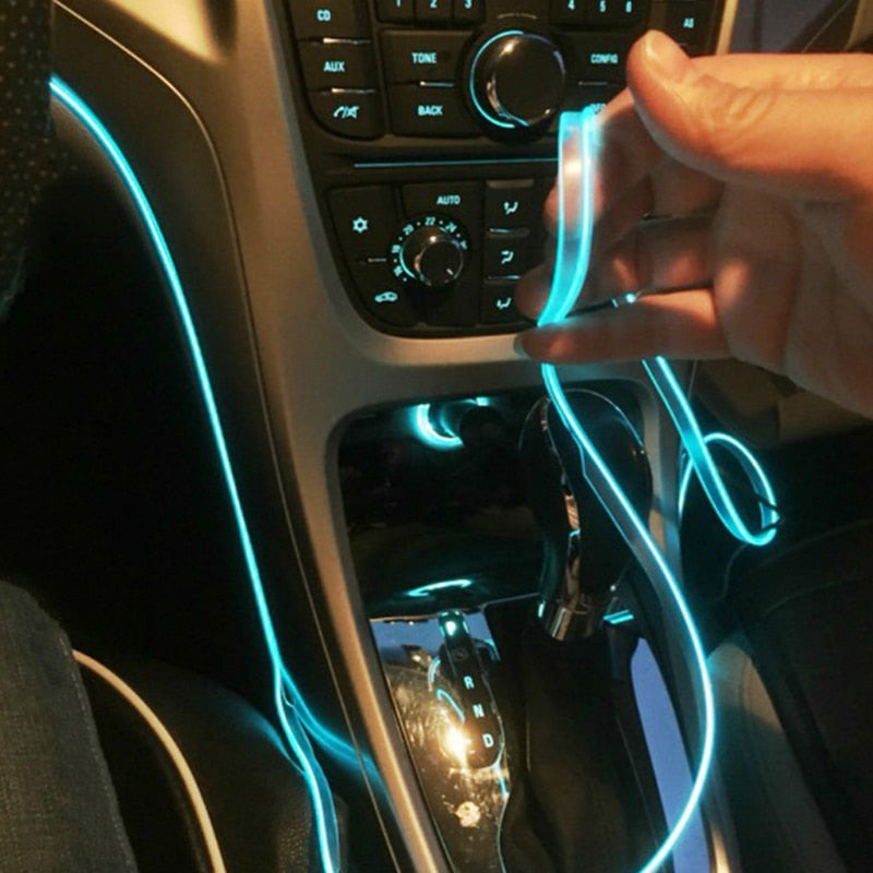 USB DIY Decorative Dash board Console Door LED Light E Electronics