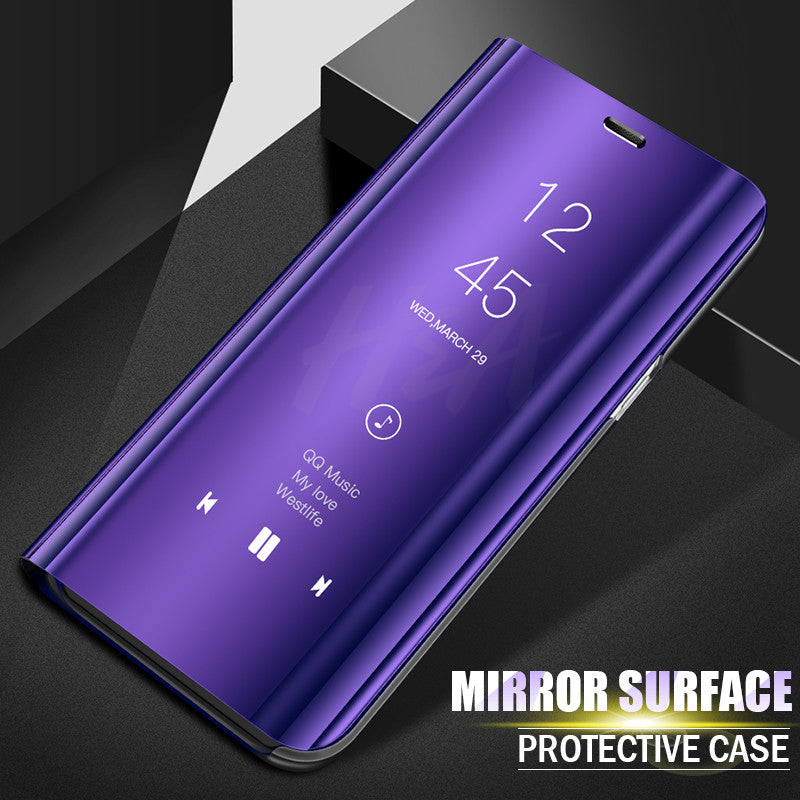Luxury Smart Mirror Flip Phone Case For Samsung Galaxy S10E S10 S9 S8 Plus Cover E Electronics