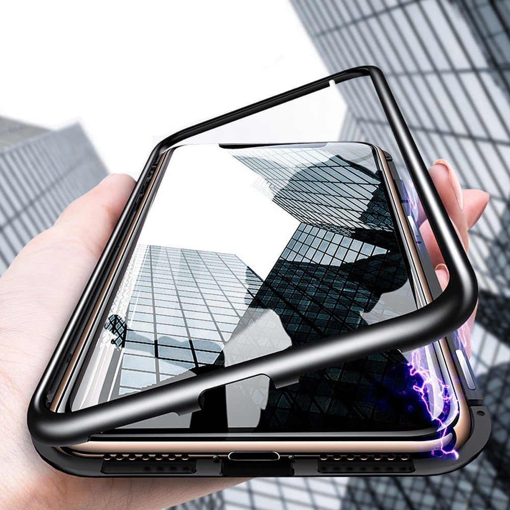 Metal Magnetic Case For iPhone XR XS MAX X 8 Plus 7 E Electronics