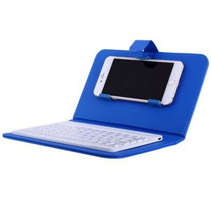 Leather Wireless Keyboard Case for iPhone E Electronics