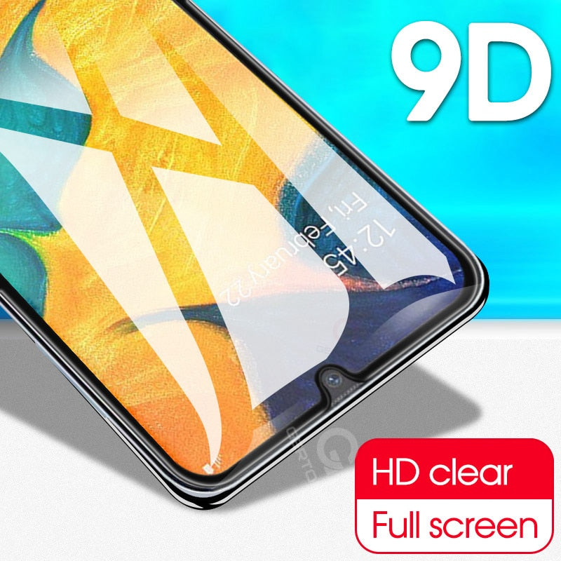 9D Curved Tempered Glass For Samsung Galaxy A30 A50 A10 M10 M20 M30 E Electronics